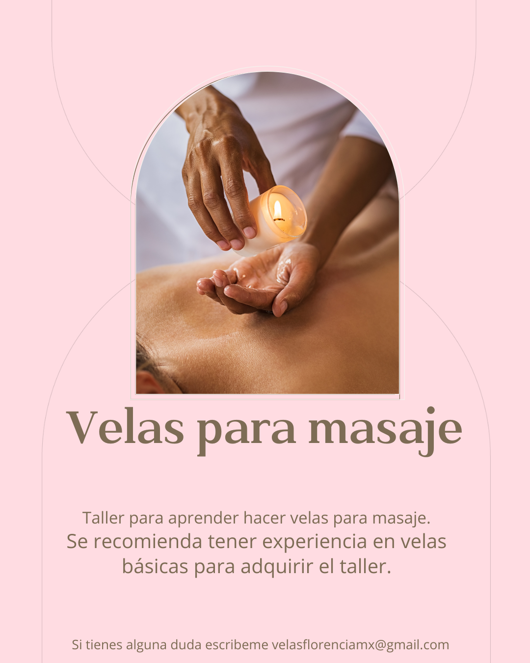 Taller velas para masaje 🕯️💆